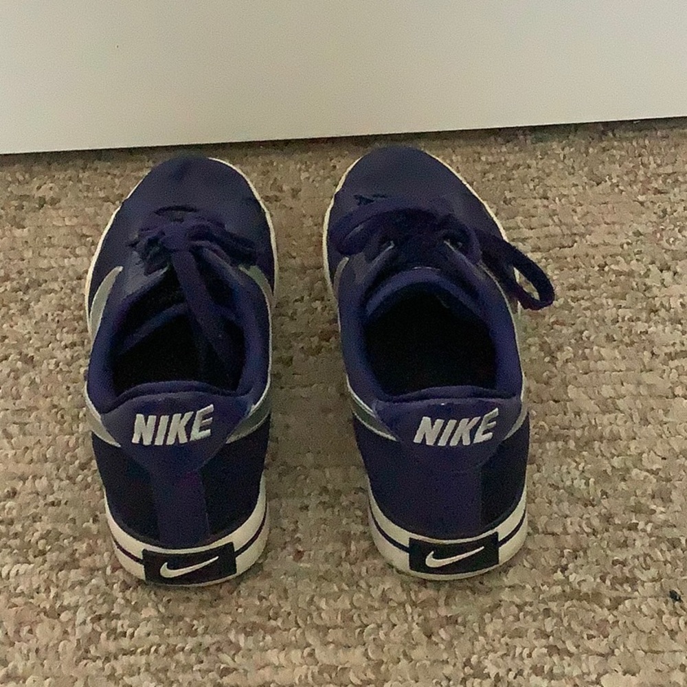 Purple Nike tennis shoes, size 11, used